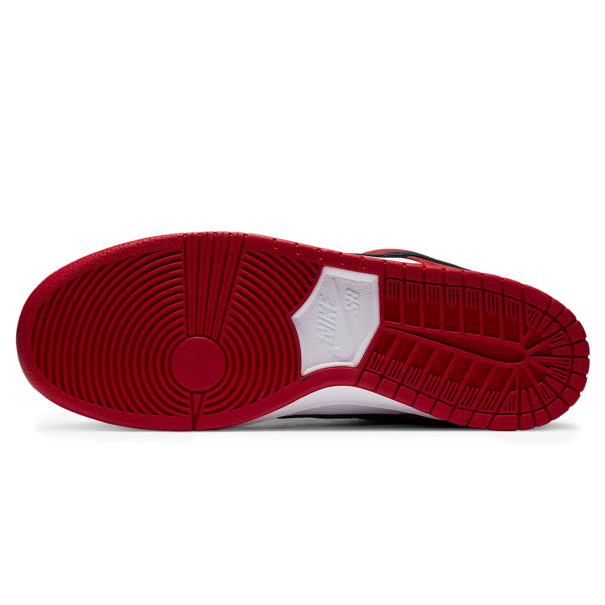 Sole view of Nike SB Dunk Low J-Pack Chicago BQ6817-600